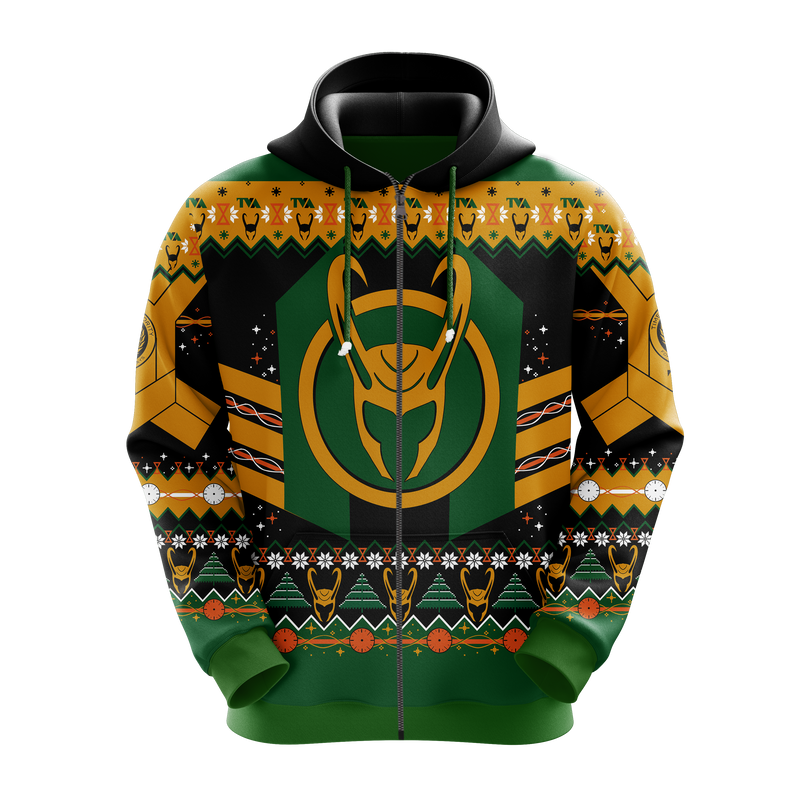 Loki Hoodie Zip Xmas Gift Nearkii