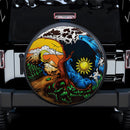 Earth Sun Moon Yin Yang Jeep Car Spare Tire Covers Gift For Campers Nearkii
