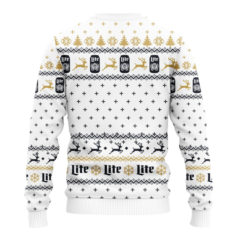 Miller Lite V5 Ugly Christmas Sweater Amazing Gift Idea Thanksgiving Gift Nearkii