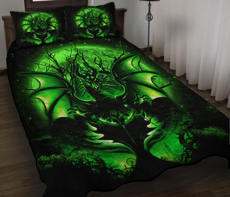 Maleficent Moonlight Quilt Bed Sets Nearkii