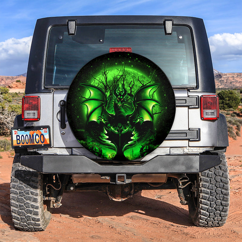 Maleficent Moonlight Spare Tire Cover Gift For Campers Nearkii