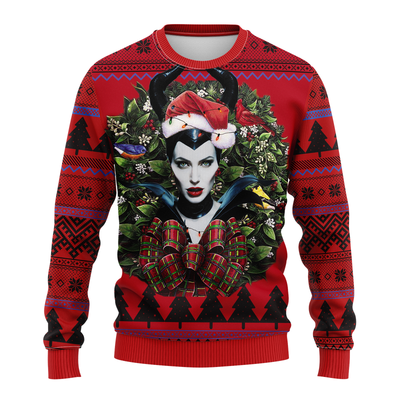 Maleficent Ugly Christmas Sweater Noel Mc Thanksgiving Gift Nearkii