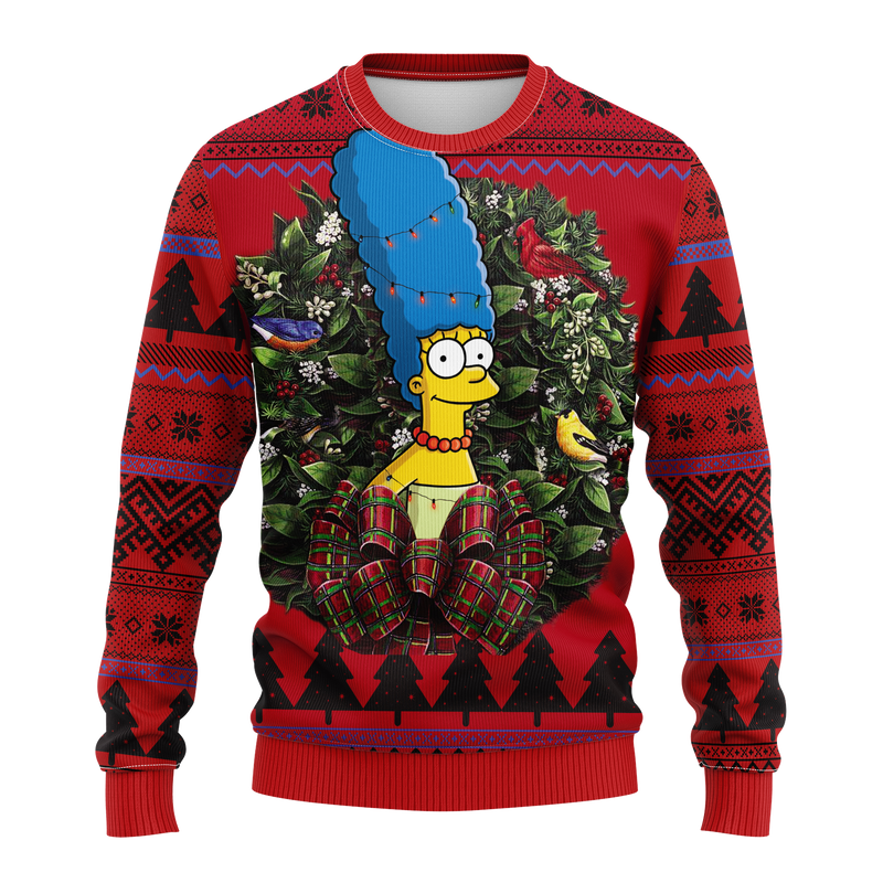 Marge Simpson The Simpsons Noel Mc Ugly Christmas Sweater Thanksgiving Gift Nearkii