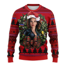 Black Widow Noel Mc Ugly Christmas Sweater Thanksgiving Gift
