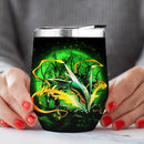 Mega X Rayquaza Moonlight Love You To Moon And Back Premium Wine Tumbler Nearkii