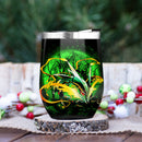 Mega X Rayquaza Moonlight Love You To Moon And Back Premium Wine Tumbler Nearkii