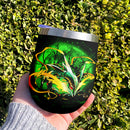 Mega X Rayquaza Moonlight Love You To Moon And Back Premium Wine Tumbler Nearkii