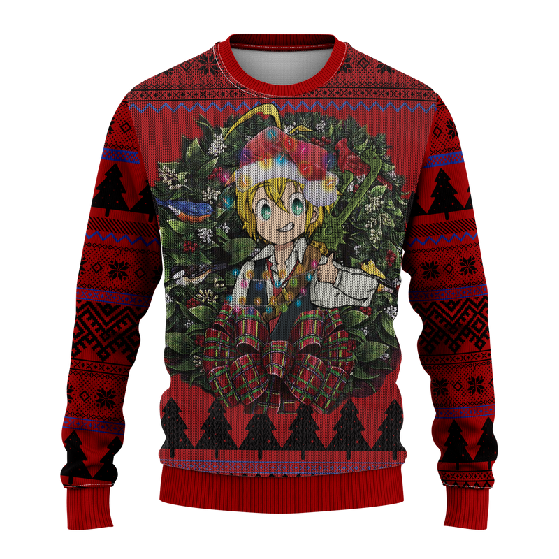 Meliodas Seven Deadly Sins Mc Ugly Christmas Sweater Thanksgiving Gift Nearkii