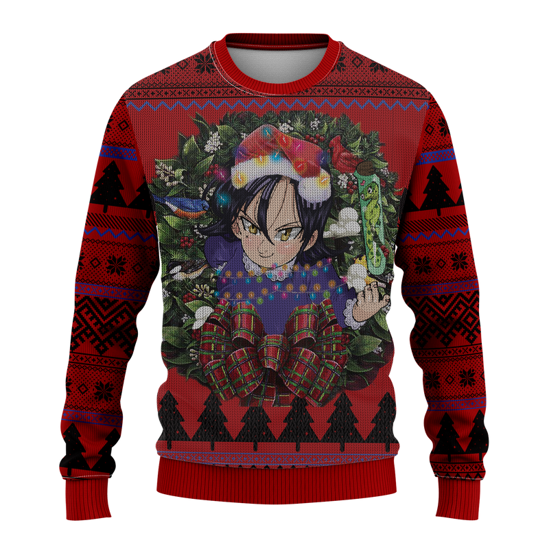 Merlin Seven Deadly Sins Mc Ugly Christmas Sweater Thanksgiving Gift Nearkii