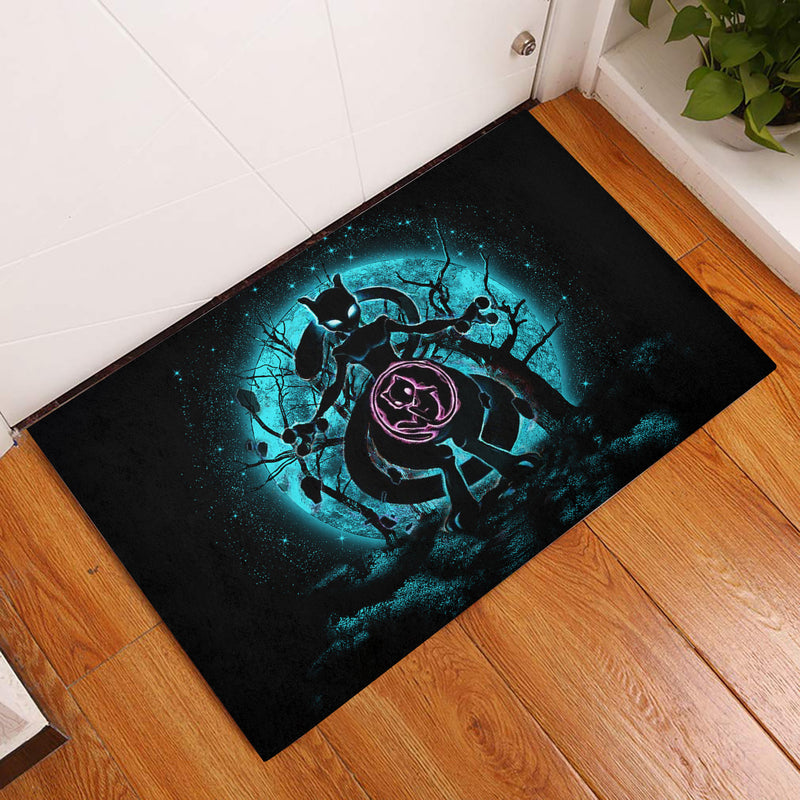 Mewtwo Pokemon Moonlight Door Mats Home Decor