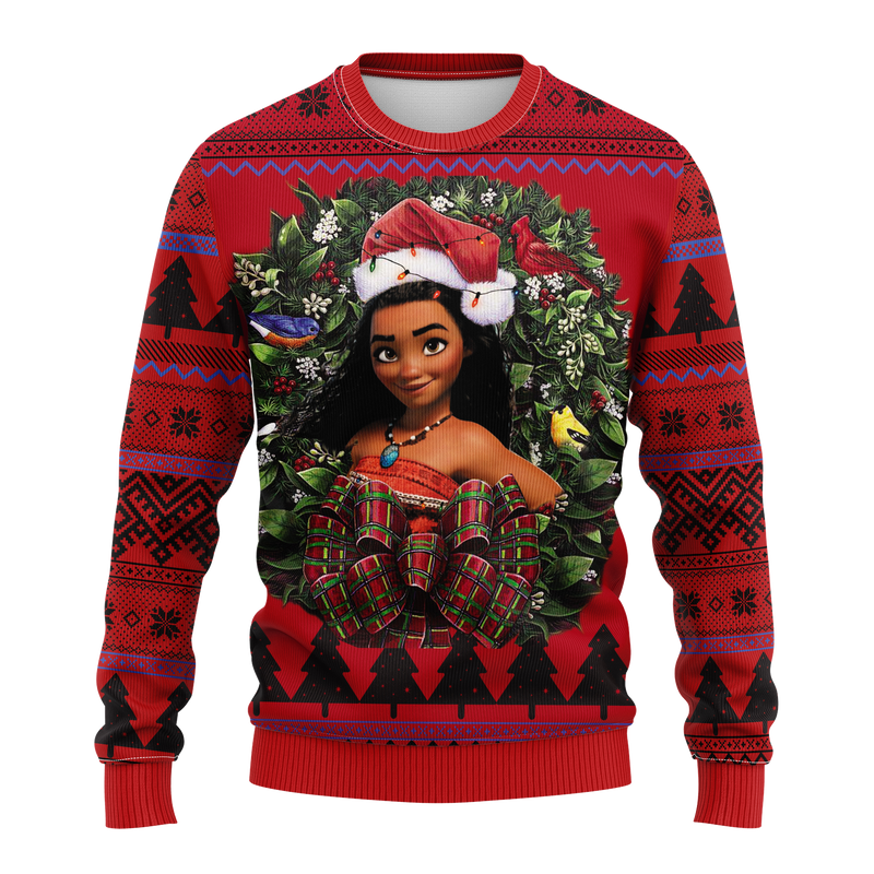 Moana Noel Mc Ugly Christmas Sweater Thanksgiving Gift Nearkii