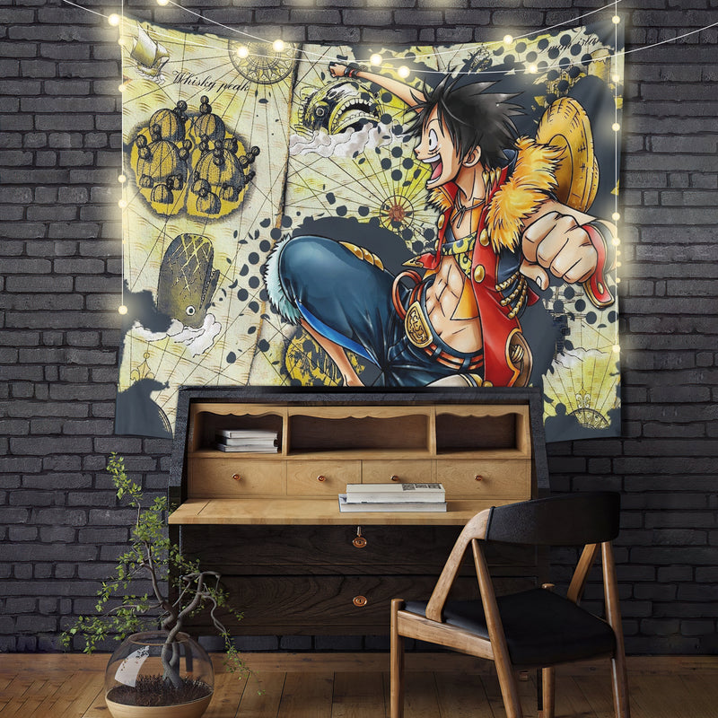 Monkey D. Luffy One Piece Tapestry Room Decor Nearkii