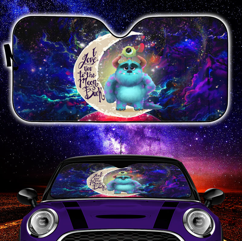 Monster Inc Sully And Mike Love You To The Moon Galaxy Car Auto Sunshades Nearkii