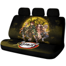 Moon Demon Slayer Anime Moonlight Galaxy Premium Custom Car Back Seat Covers Decor Protectors Nearkii