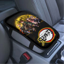 Demon Slayer Team Moonlight Premium Custom Armrest Center Console Cover Car Accessories Nearkii