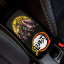 Demon Slayer Team Moonlight Premium Custom Armrest Center Console Cover Car Accessories Nearkii