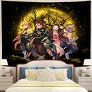 Moon Demon Slayer Moonlight Tapestry Room Decor Nearkii