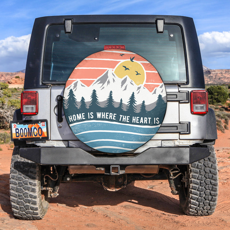 Mountain Camping Spare Tire Cover Gift For Campers Nearkii