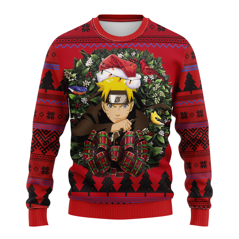 Naruto Cool Noel Mc Ugly Christmas Sweater Thanksgiving Gift Nearkii