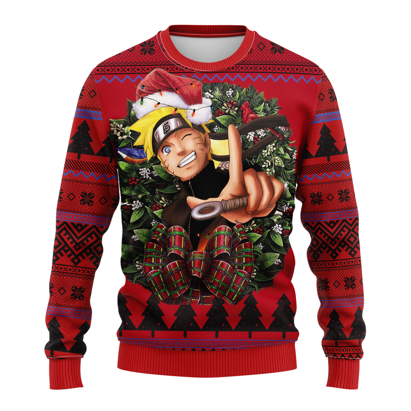 Naruto Noel Mc Ugly Christmas Sweater Thanksgiving Gift Nearkii