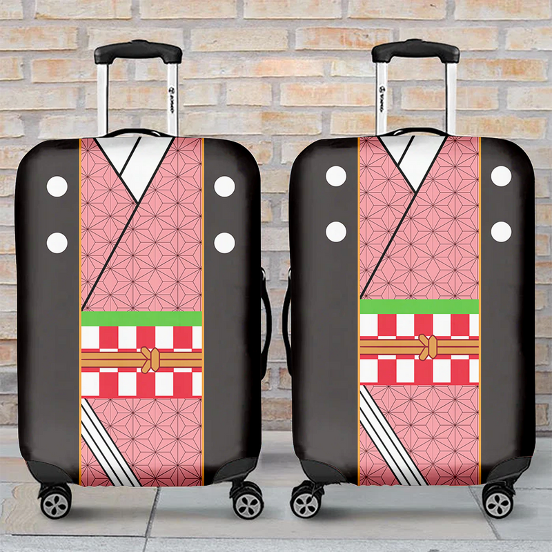 Nezuko Kimono Demon Slayer Anime Luggage Cover Suitcase Protector Nearkii
