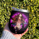 Nezuko Moonlight Love You To Moon And Back Premium Wine Tumbler Nearkii