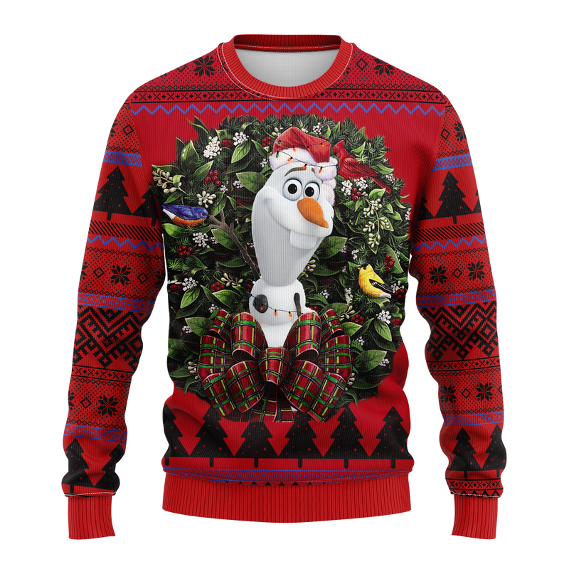 Olaf Frozen Noel Mc Ugly Christmas Sweater Thanksgiving Gift Nearkii