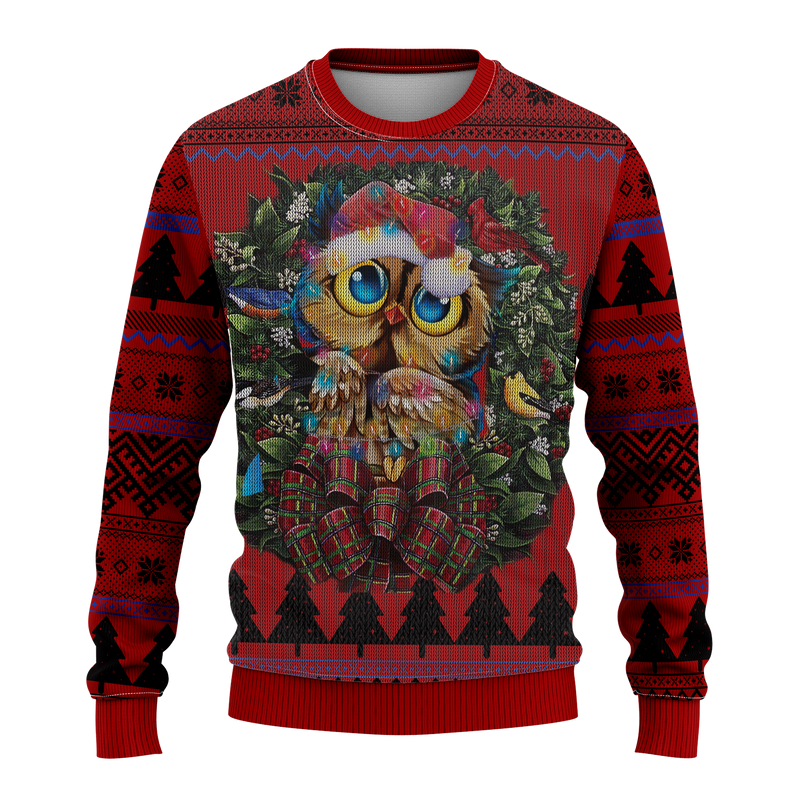 Owl Christmas Mc Ugly Christmas Sweater Thanksgiving Gift Nearkii