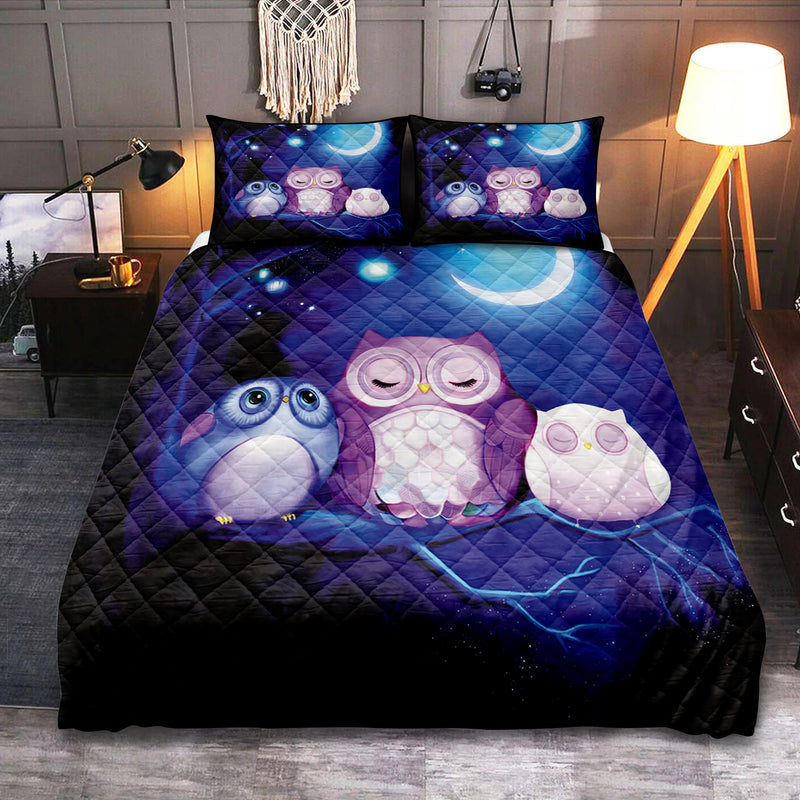 Owl Quilt Bed Sets Nearkii