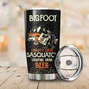 Bigfoot Sasquatch Camping Drink Beer Camping Camfire Tumbler 2023 Nearkii