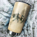 God Grant Me The Serenity Courage & Wisdom Camping Camfire Tumbler 2023 Nearkii