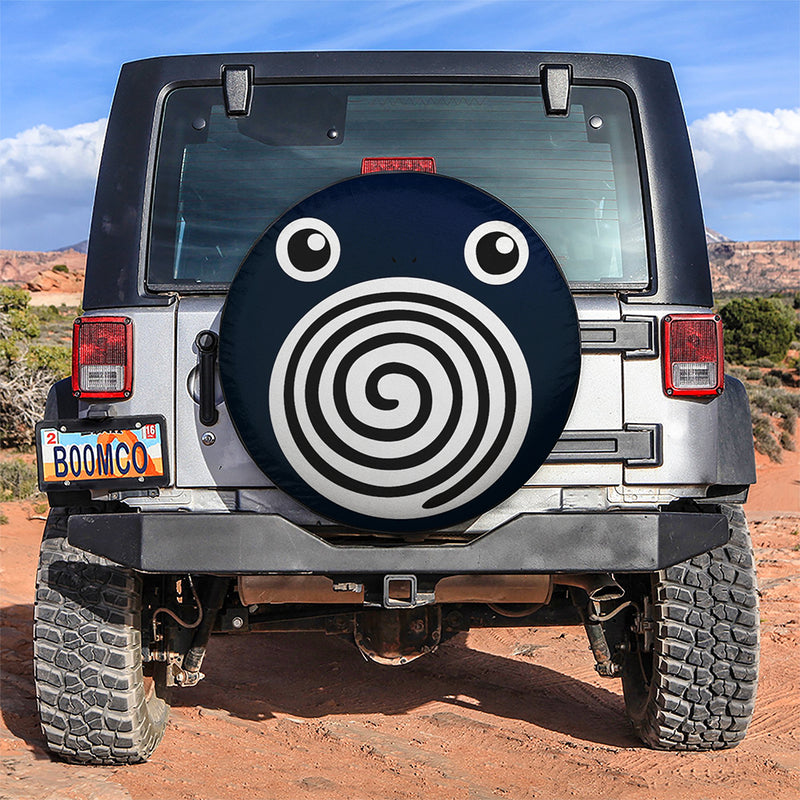 Poliwhirl Pokemon Jeep Car Spare Tire Covers Gift For Campers Nearkii