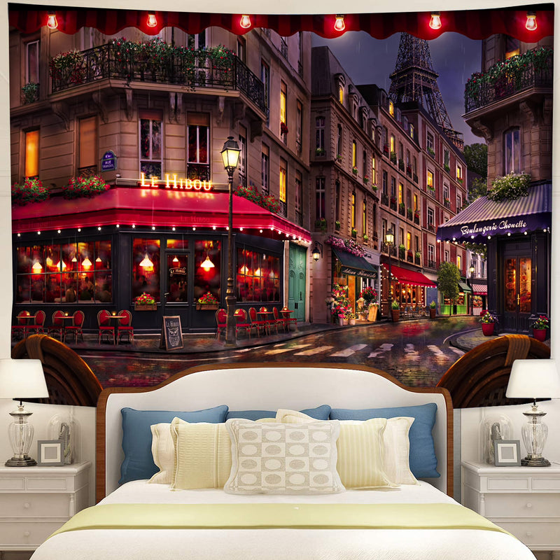Paris Le Hibou Cafe Tapestry Room Decor Nearkii