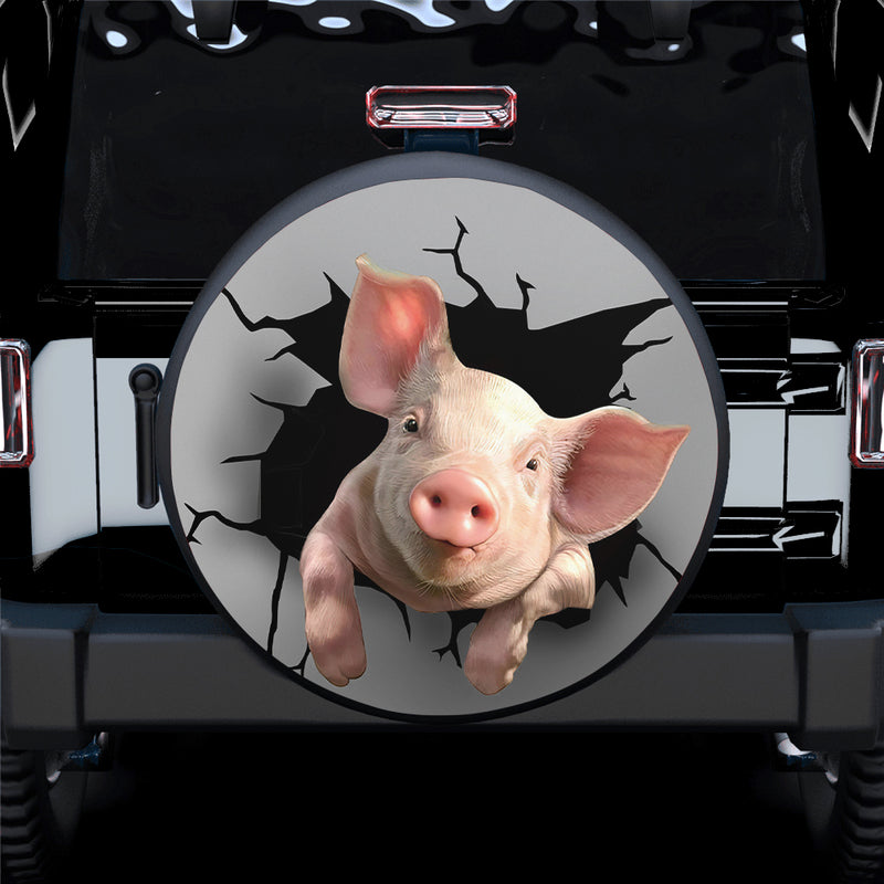 Pig 3D Funny Jeep Funny Spare Tire Covers Gift For Campers Nearkii