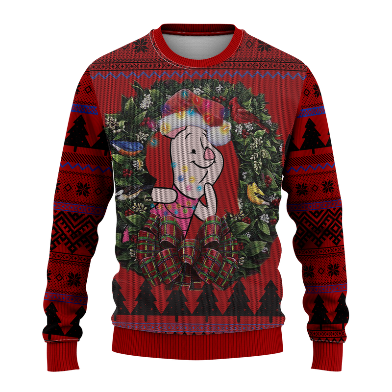 Piglet Winnie The Pooh Christmas Mc Ugly Christmas Sweater Thanksgiving Gift Nearkii