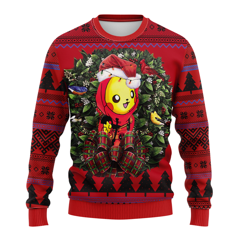 Pika Noel Mc Ugly Christmas Sweater Thanksgiving Gift Nearkii