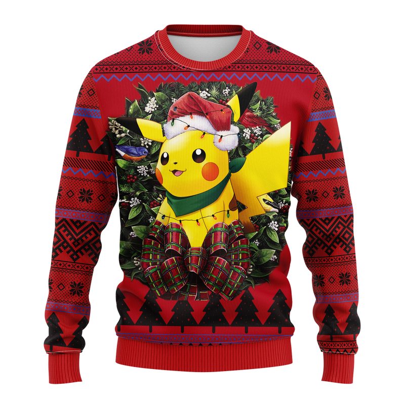 Pikachu Cute Noel Mc Ugly Christmas Sweater Thanksgiving Gift Nearkii