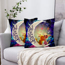 Pikachu Horro Love You To The Moon Galaxy Pillowcase Room Decor Nearkii