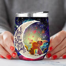 Pikachu Mimikyu Funny Love You To Moon And Back Premium Wine Tumbler Nearkii