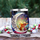Pikachu Mimikyu Funny Love You To Moon And Back Premium Wine Tumbler Nearkii