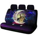 Pikachu Horror 2 Love You To The Moon Galaxy Premium Custom Car Back Seat Covers Decor Protectors Nearkii