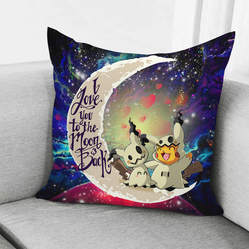 Pikachu Horro Love You To The Moon Galaxy 3 Pillowcase Room Decor Nearkii