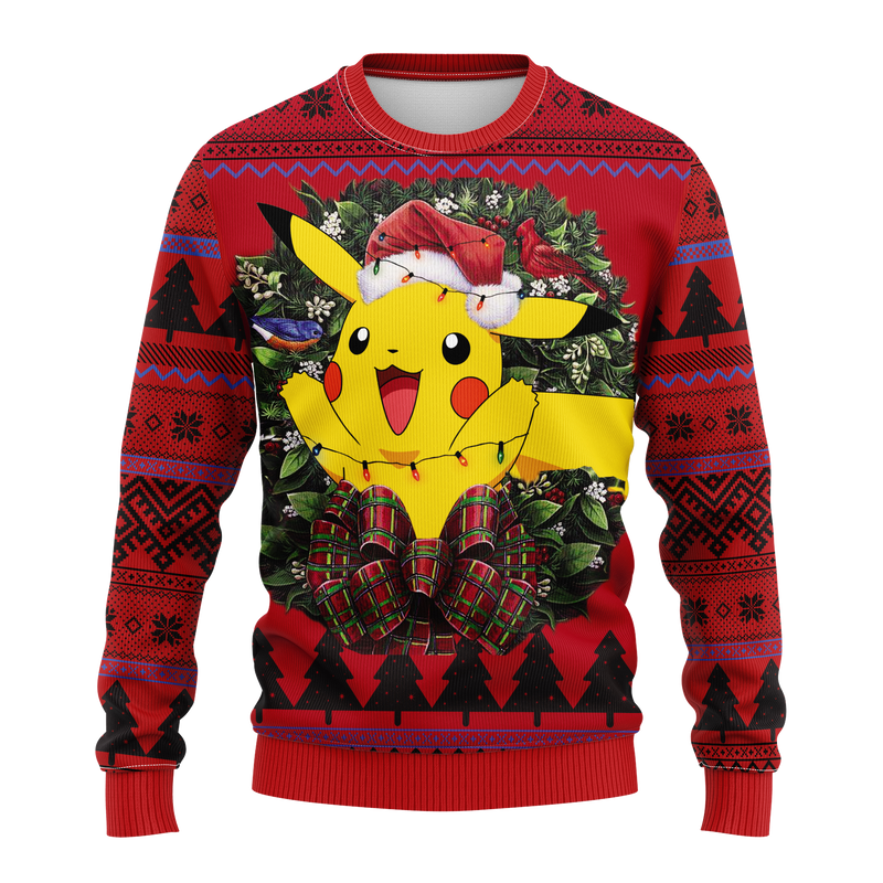 Pikachu Noel Mc Ugly Christmas Sweater Thanksgiving Gift Nearkii