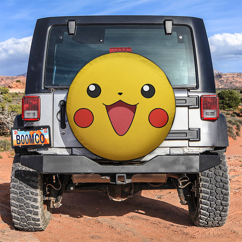 Pikachu Pokemon Jeep Car Spare Tire Covers Gift For Campers Nearkii
