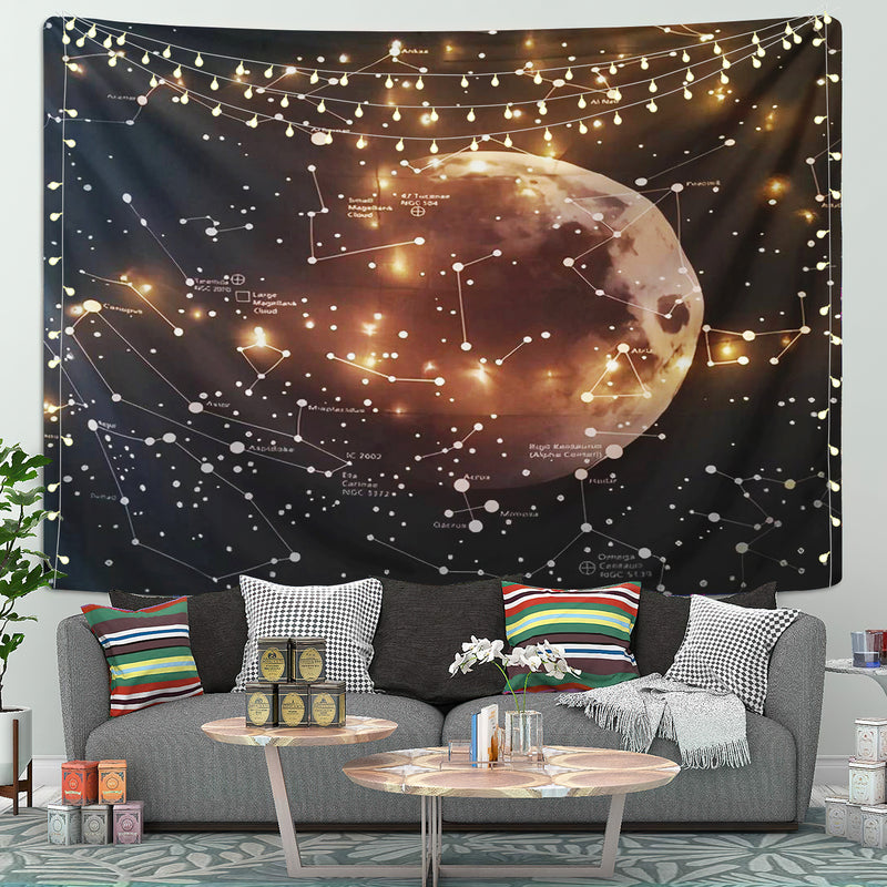 Planet Star Tapestry Room Decor Nearkii