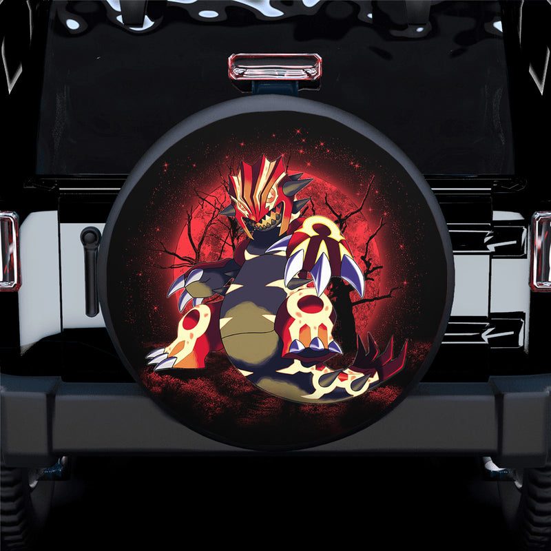 Pokemon Mega Groudon Moonlight Spare Tire Cover Gift For Campers Nearkii
