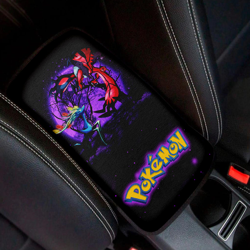 Pokemon X Y Yveltal And Xerneas Moonlight Premium Custom Armrest Center Console Cover Car Accessories Nearkii