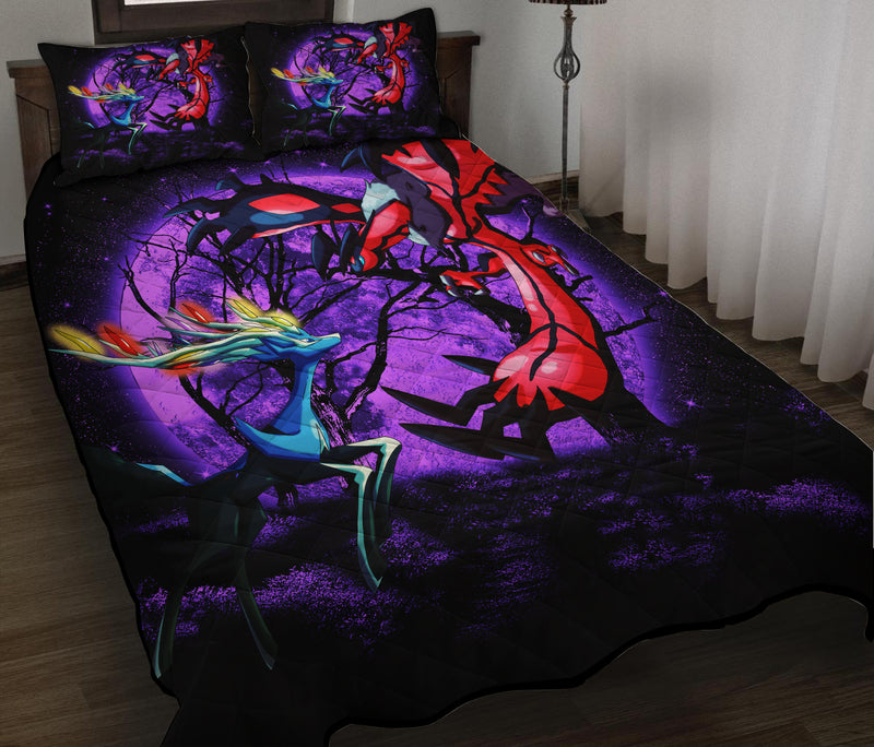 Pokemon X Y Yveltal And Xerneas Moonlight Quilt Bed Sets Nearkii