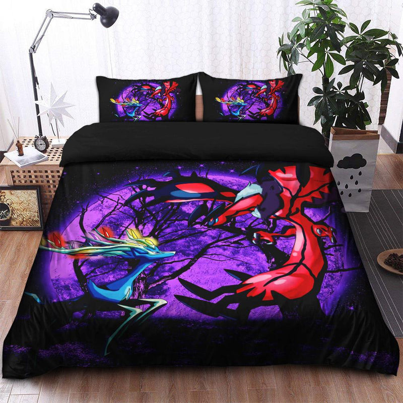 Pokemon Xerneas And Yveltal Moonlight Bedding Set Duvet Cover And 2 Pillowcases Nearkii