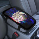 Pokemon Couple Mew Mewtwo Love To Moon Back Galaxy Premium Custom Armrest Center Console Cover Car Accessories Nearkii